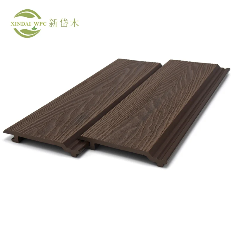 XINDAI Wpc Wall Panel Manufacture Wood Grain Exterior Outdoor Wpc Wall Panel