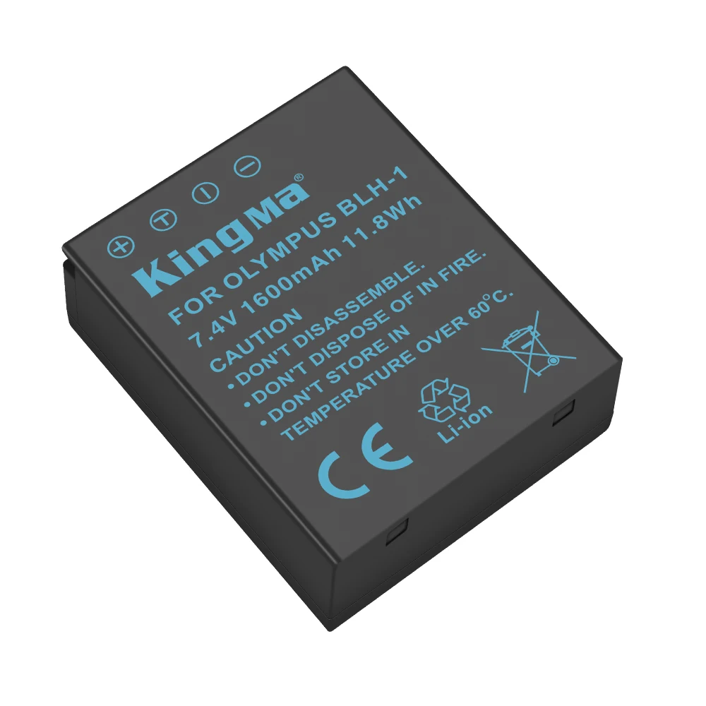 KingMa new fully decoded camera battery BLH-1 BLH1 for Olympus EM1 Mark II EM1-2 EM1 Mark 2