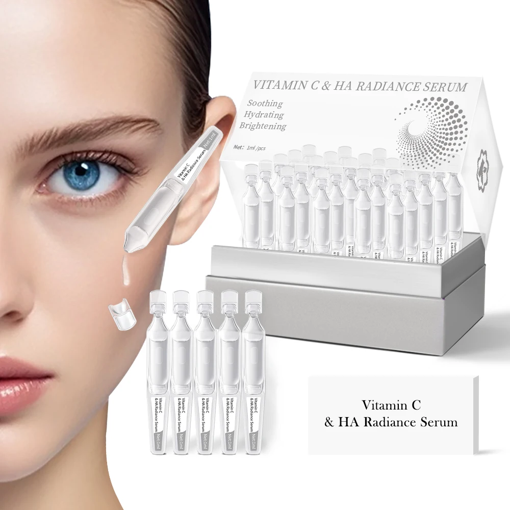 Vitamin C Hyaluronic Acid Willow Bark Extract Brightening Hydrating Soothing Facial Serum Krone OEM/ODM