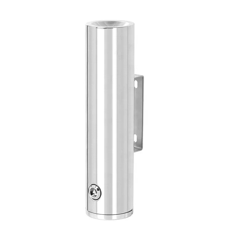 YIBAO YB-HWSS701 D8.9*H36cm thickness 1.2mm High Quality Stainless Steel Round Wall Mounted Smokeless Outdoor Ashtray