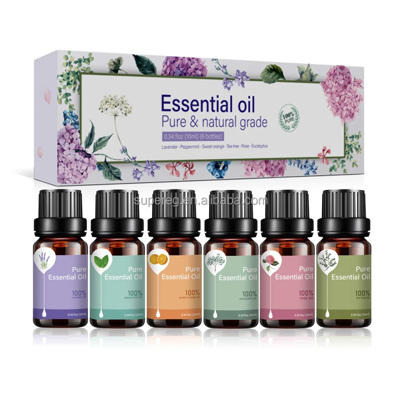 10ml Water-soluble Flower Essential Oil Relieve Stress for Humidifier Fragrance Lamp Air Freshening Aromatherapy