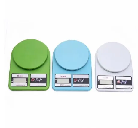 Pink yellow small portable led display electronic scale