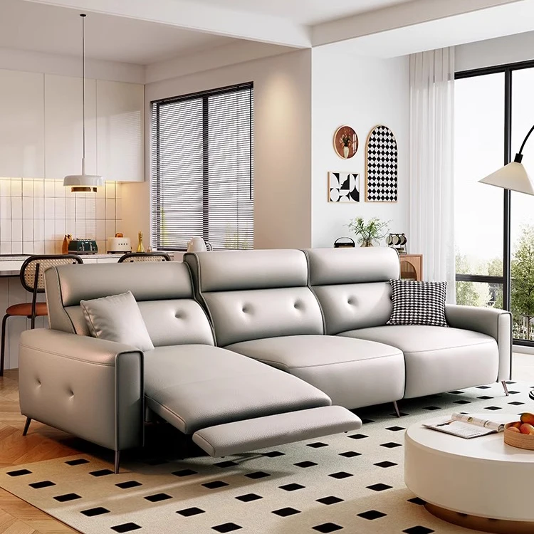 Best-selling home cinema recliner sofa luxury leather electric sof multi purpose extendable sofa