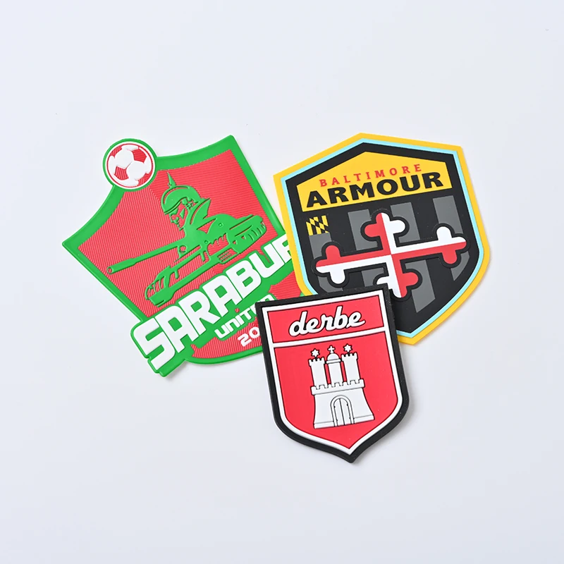Custom High Class 3D TPU Football Team Heat Transfer Heat Press Patch For Clothing Badges