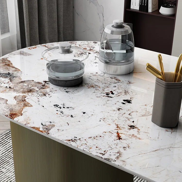 Factory Supply Metal 1.4Meter Modern Coffee Chinese Tea Table For Living Room Furniture