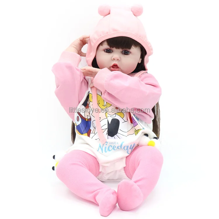 Wholesale 24Inch Newest Realistic 60Cm Baby Reborn Doll Bebe Reborn Suck Finger Girl Reborn Baby Doll
