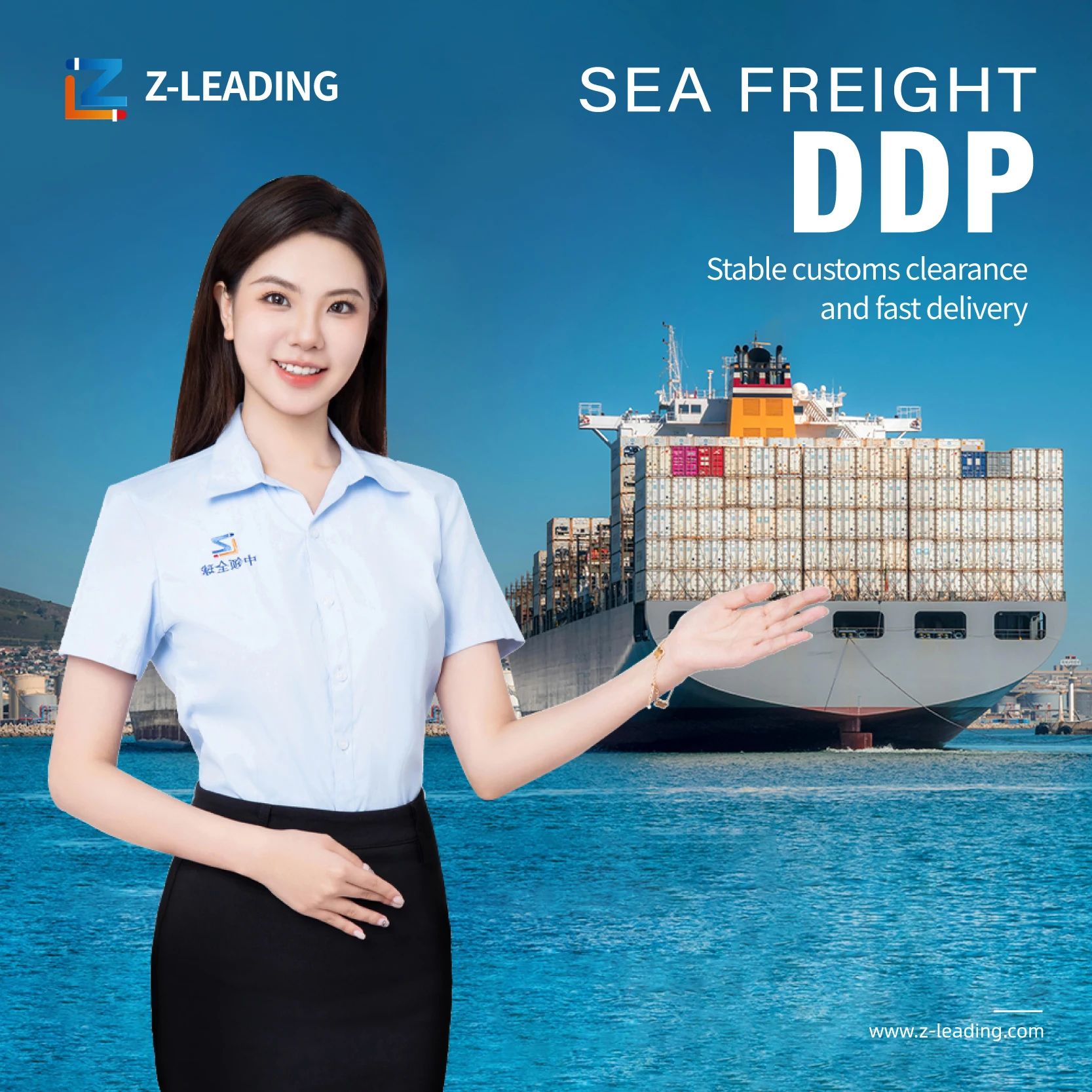 Door to door by sea FCL shipping to England fast shipping DDP service dangerous cargoes to USA shipping agent freight forwarder