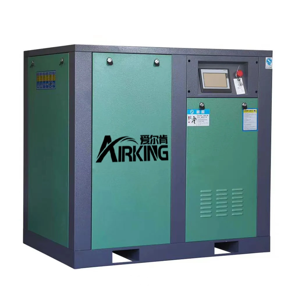 Industrial Equipments power frequency air screw compressor stone processing industry