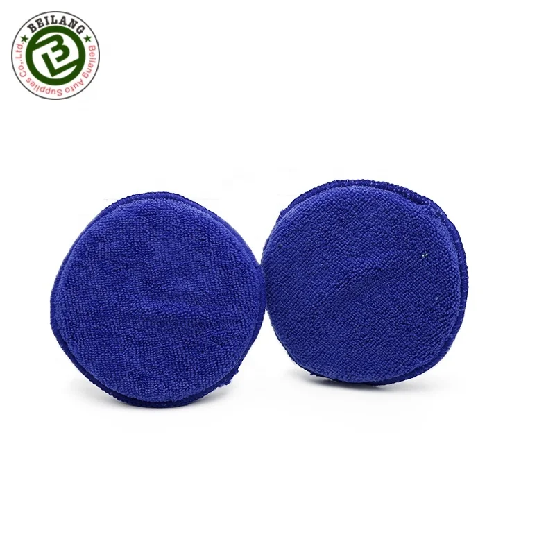 Factory microfiber polishing pad cleaning wax applicator pad