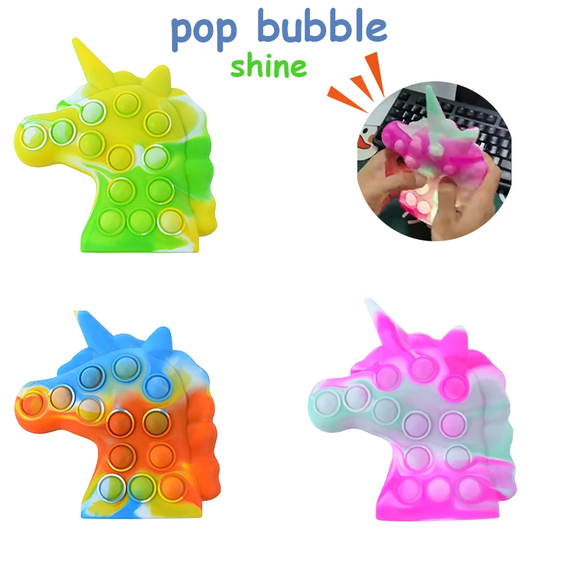 2022 Amazon hot New product Rodent Pioneer 3D  Decompression Toy luminous children toy ball colored boy bouncing ball other toys