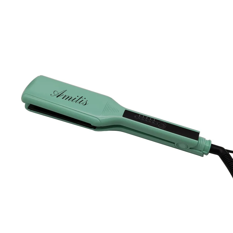 Amitis Professional Titanium Flat Irons Super Wide Titanium Plate Wholesale Custom High Quality Flat Irons