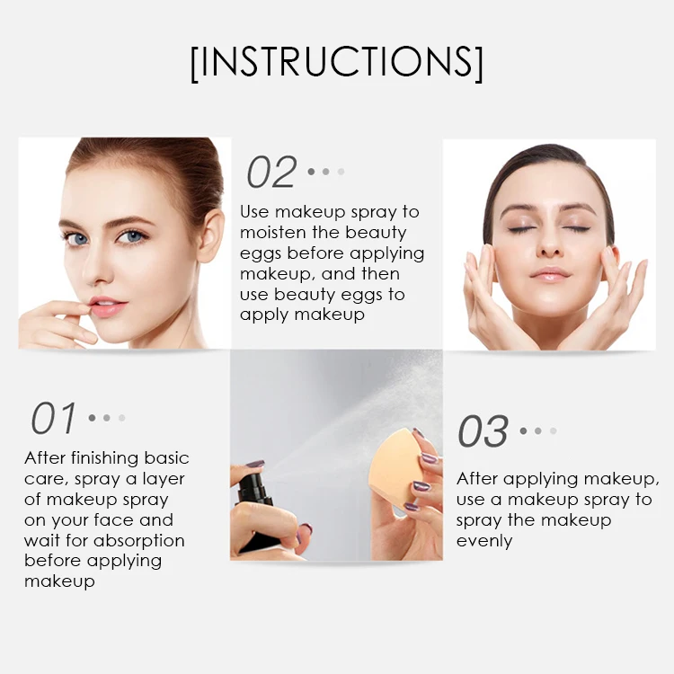 Make up увлажняющий контроль жирности для воды с индивидуальной этикеткой фиксатор макияжа установка