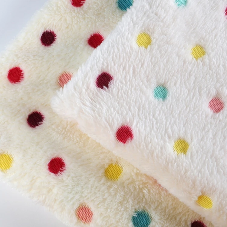 Direct Sales Clothing Blanket, Home Double-Layer Comfortable Thickened Coral Velvet Jacquard Polyester Flannel Fabric/