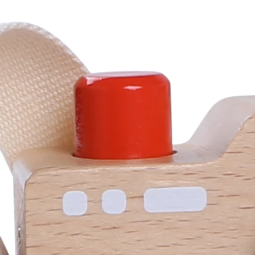 Best Pretend Play children baby Wooden  Educational  Kids Hanging Portable Red Wooden Camera Set montessori toys juguetes