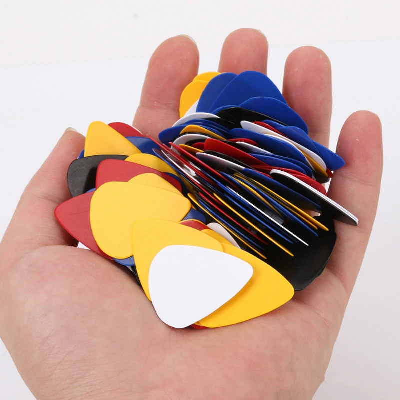 Hot Sale 0.46mm 0.76mm ABS Material Custom Colors logo OEM Guitar Pick