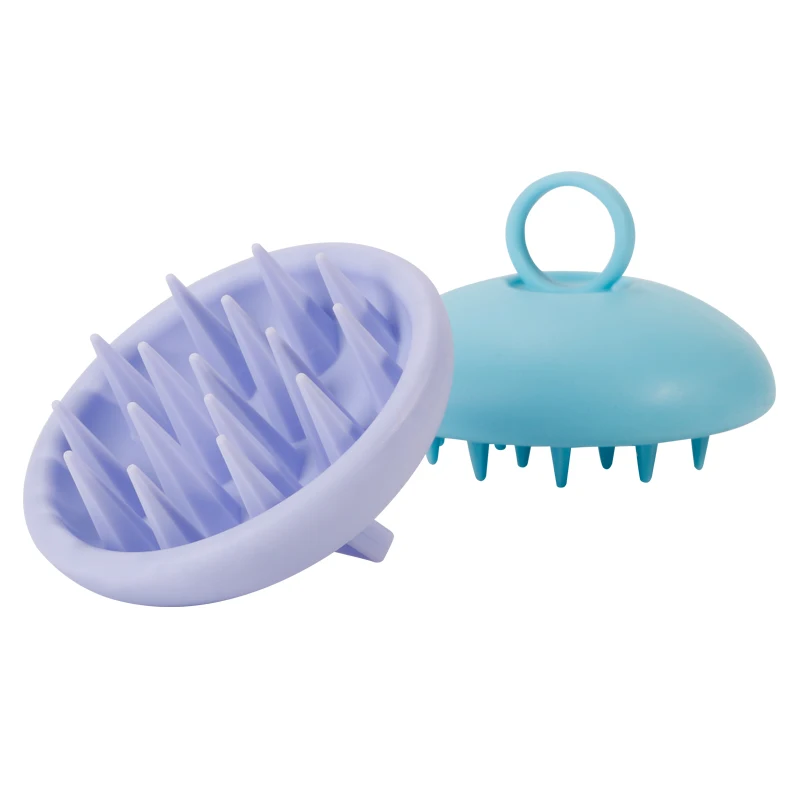 2025 Hot Sale Silicone Scalp Massager Shampoo Brush For Men and Women Wet Dry Scalp Brush for Hair Growth & Scalp Care BPA free