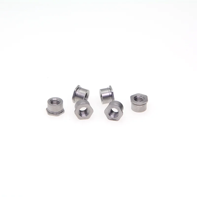stainless steel iron hex pressing rivet screw nut