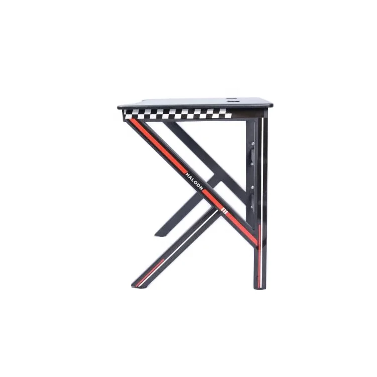 Table Folding White L Shaped Portable Internet Cafe Glass Stand Foldable Gaming Top Set Wall Computer Desk For Home