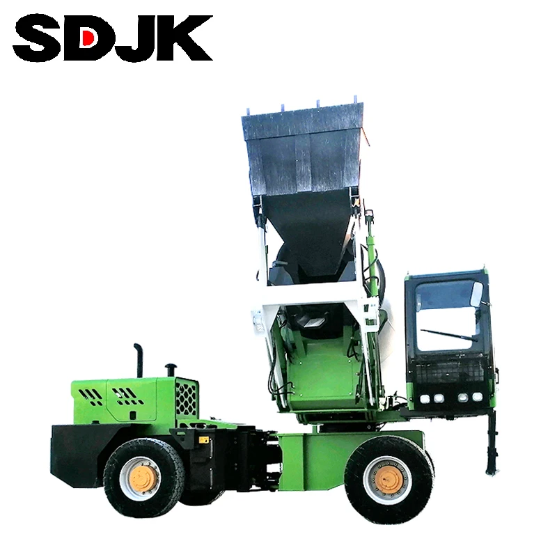 JBC-35 Diesel Engine Small Self-loading Concrete Mixer Truck Price for sale