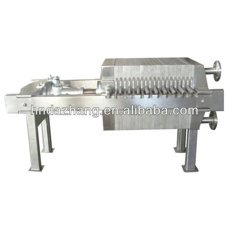 
Oil Filtration Stainless Steel Plate & Frame Filter Press Manufacturer 