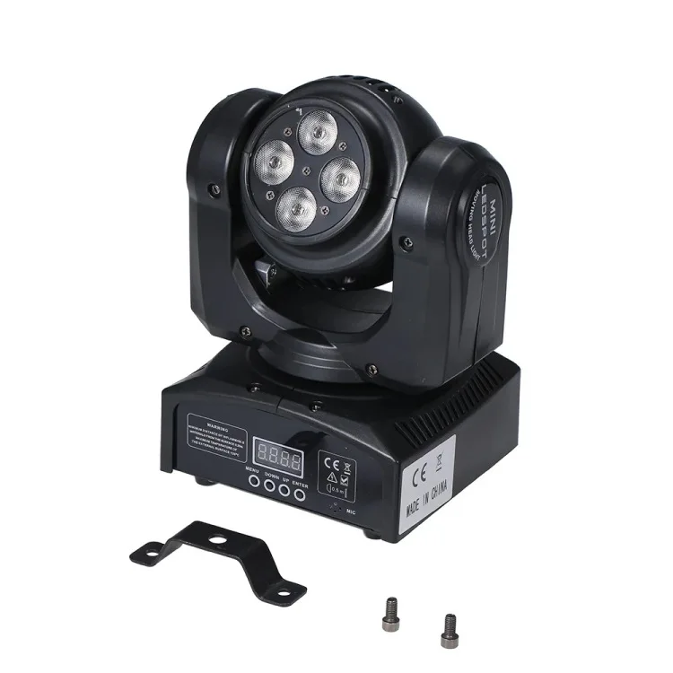 WF Mini LED 10W Double Sided 4-Eyes Laser Shaking Head Stage Light DMX Sound Control Dj Light Equipment