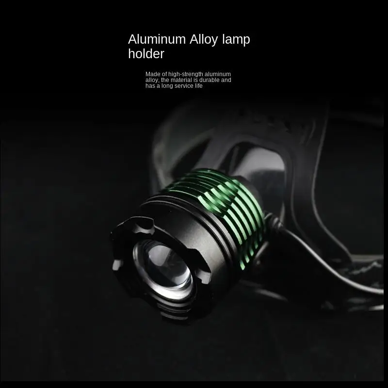 Factory Direct Sale Tactical Headset Head-Mounted Night Fishing Headlight Micro Usb Led Headlamp