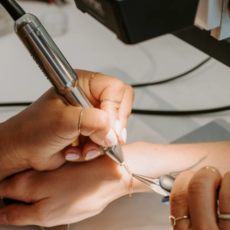 gold	brass	9k	plated	18k	10k	Stainless steel	permanent jewelry chain	factory	custom	OEM	Bracelet	14k	ODM