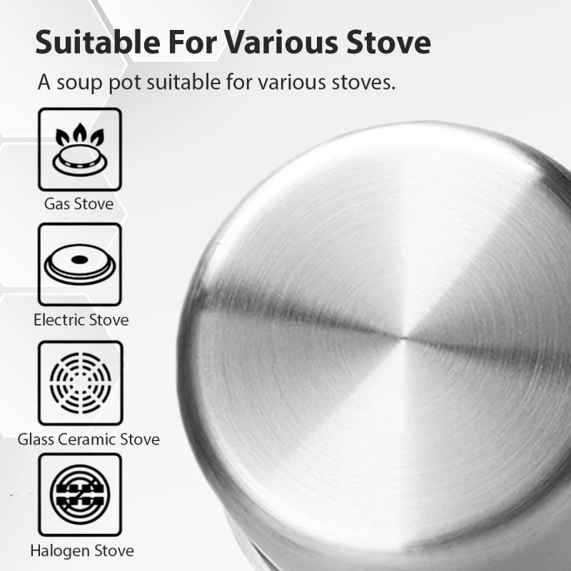 Набор антипригарной посуды сотовая гибридная Нетоксичная керамическая кастрюля