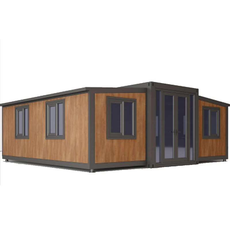 20 Feet Tiny Portable Mobile House 2 Bedroom 1 Bathroom Luxury Prefabricated Modular Office Home Expandable Container House