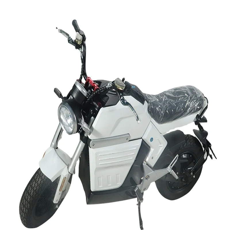 Electric Motorcycle Sunweel 1500w Max Black Orange Racing Seat Motor Power Battery Torque Time