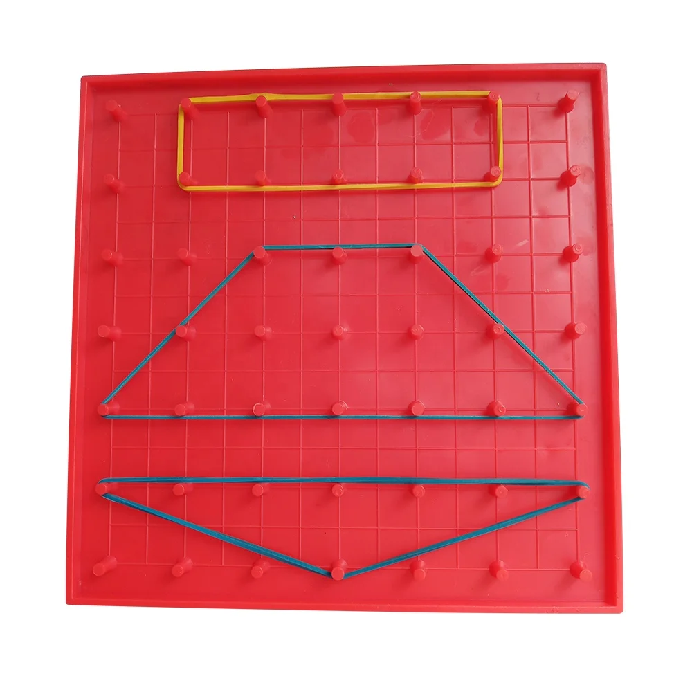 
Math puzzle toy plastic nail board double sided Geo board  (62549064668)