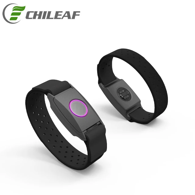 CL808 ANT+ Ble transmission Heart rate monitor armband and chest strap Fitness tracker with IP67 waterproof for athlete training
