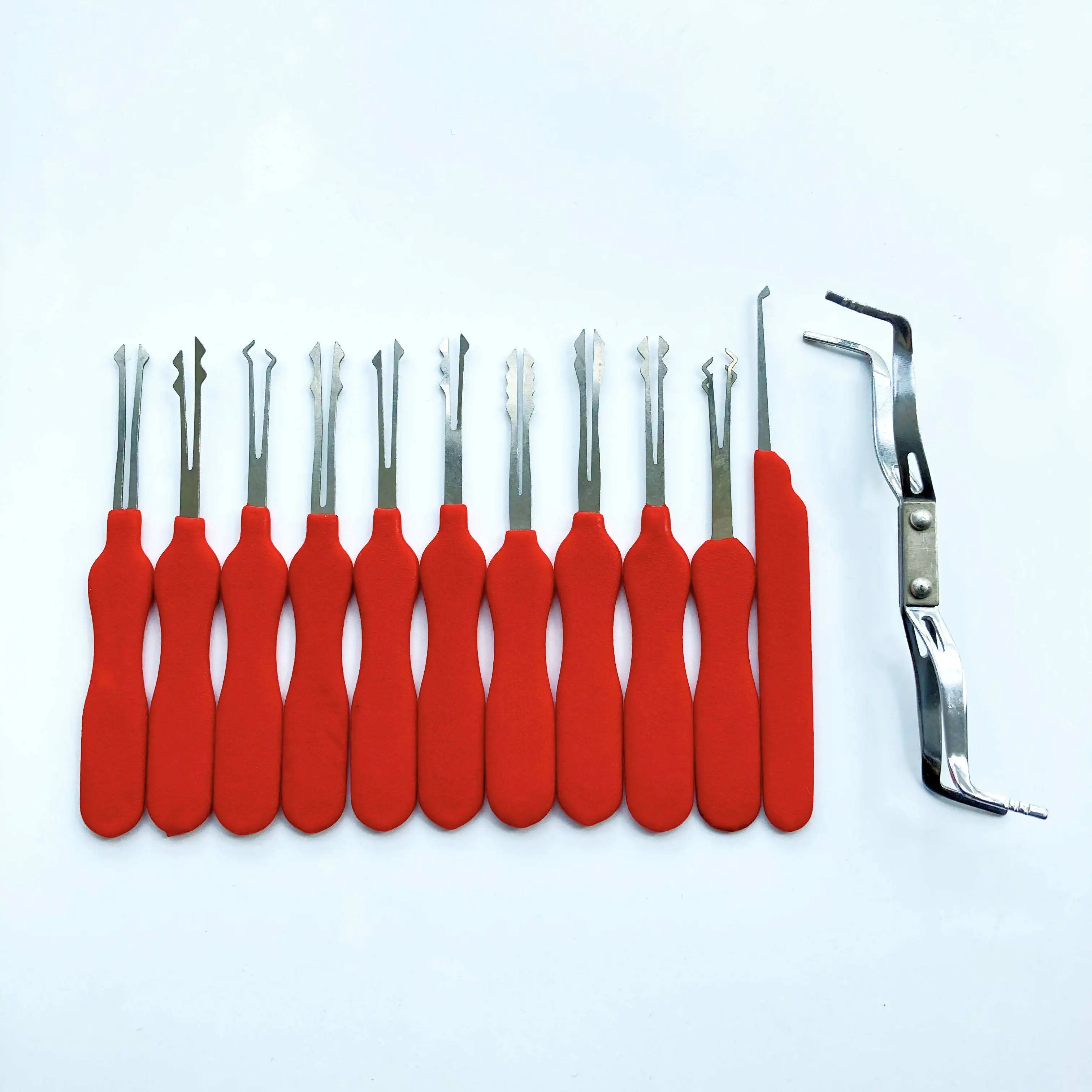 Modern universal exquisiteness stainless steel hook lock pick tools set with pick lock set