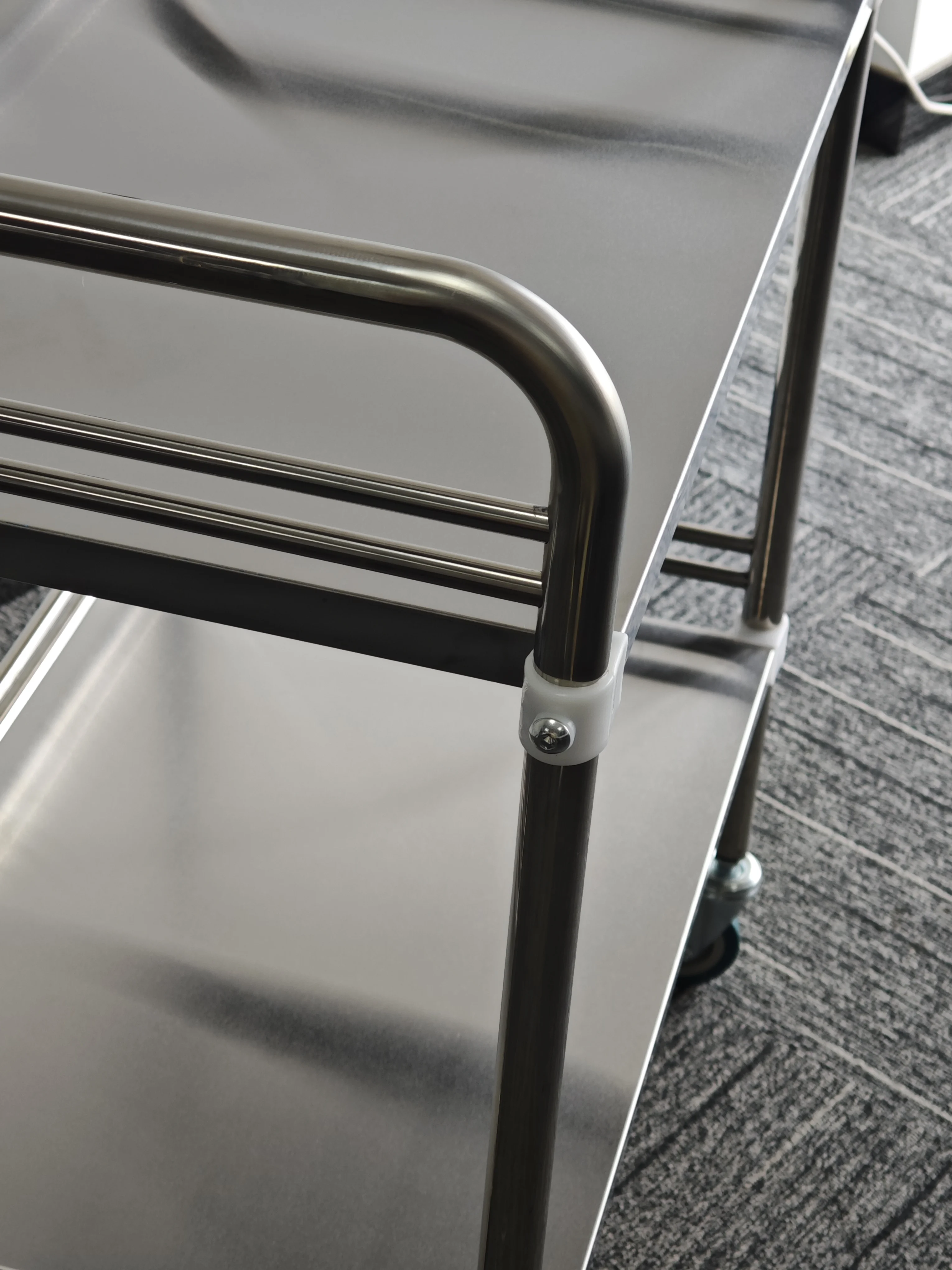 Stainless steel medical trolley cart for hospital or clinic with better price hospital trolley medical cart mobile