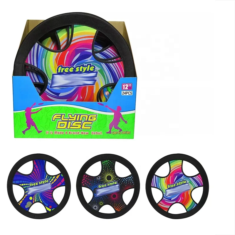 SBR neoprene Flying Disc for kids outdoor sports water games soft frisbee