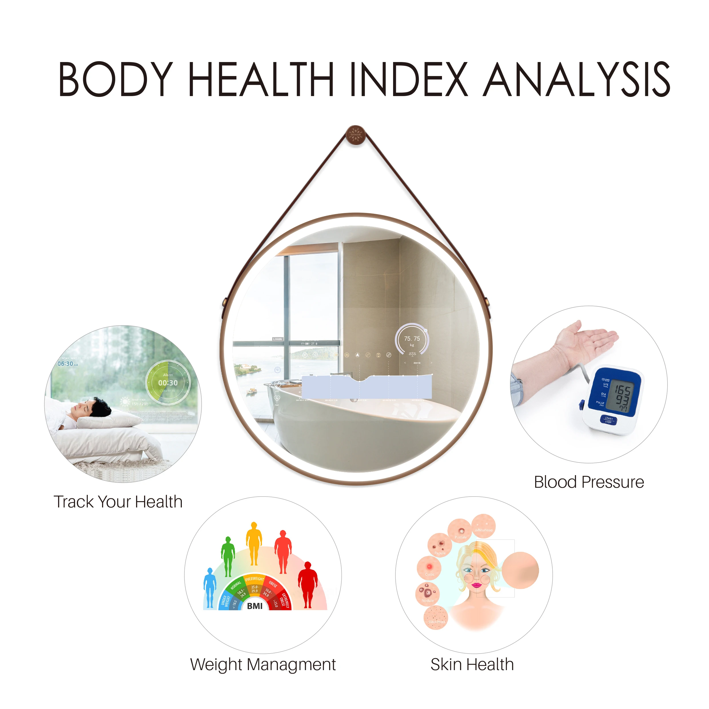 Best Prices Android Hotel Home Project Touch Screen Tv Bathroom Wifi Apps Smart Mirror