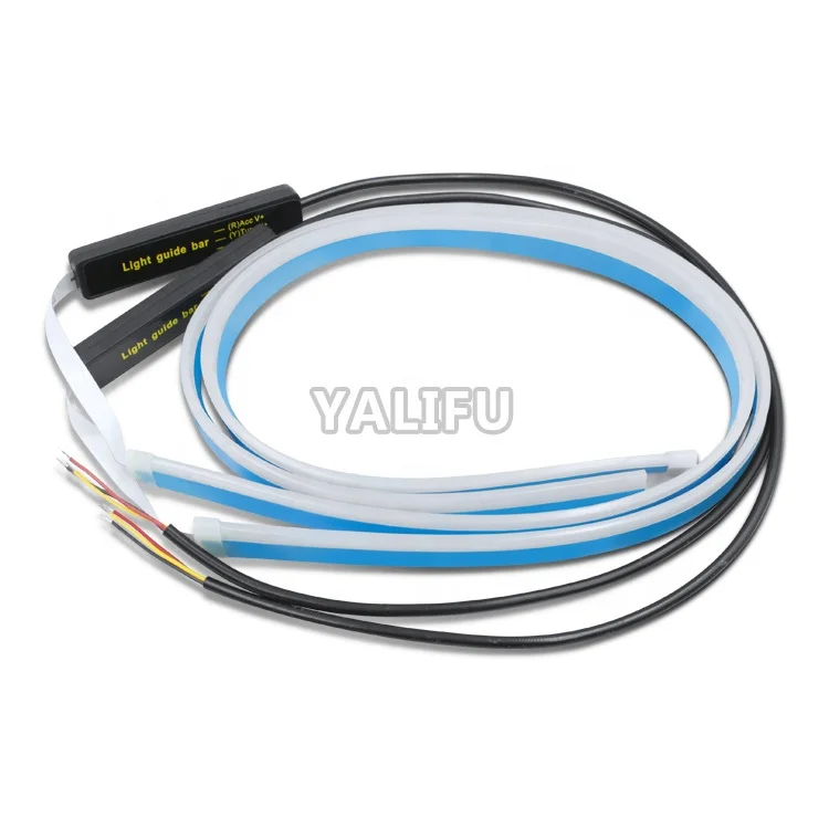 Car accessories led streamer daytime running light 30cm 45cm 60cm turn signal 12v 24v led light bar for all cars 2pcs/set