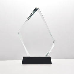 New Arrival Trofeo Di Cristallo Personalized Wholesale Direct Sales Award Crystal Trophy Glass