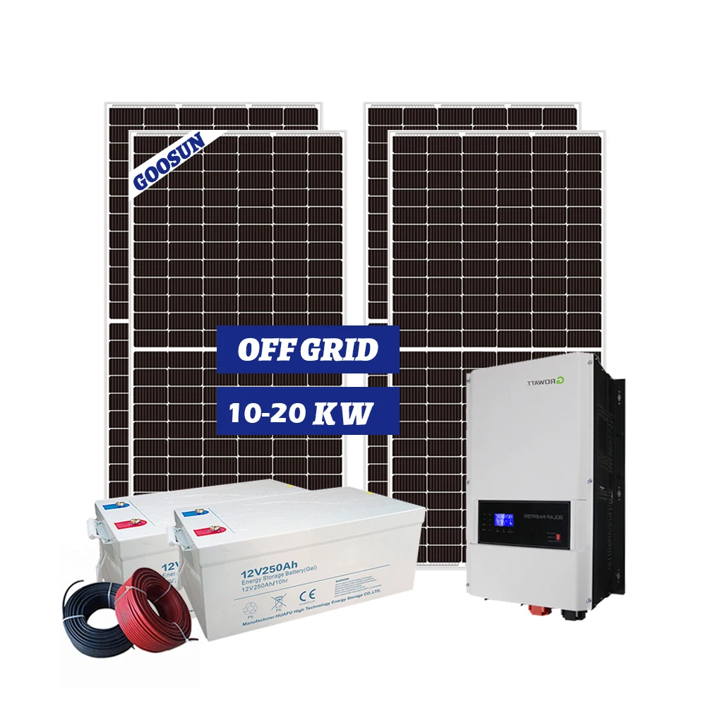 Goosun Solar Energy Systems String Solar PV Combiner Box 500V 1000V 9kwh Lithium Battery 6000 Cycles Promise Portable