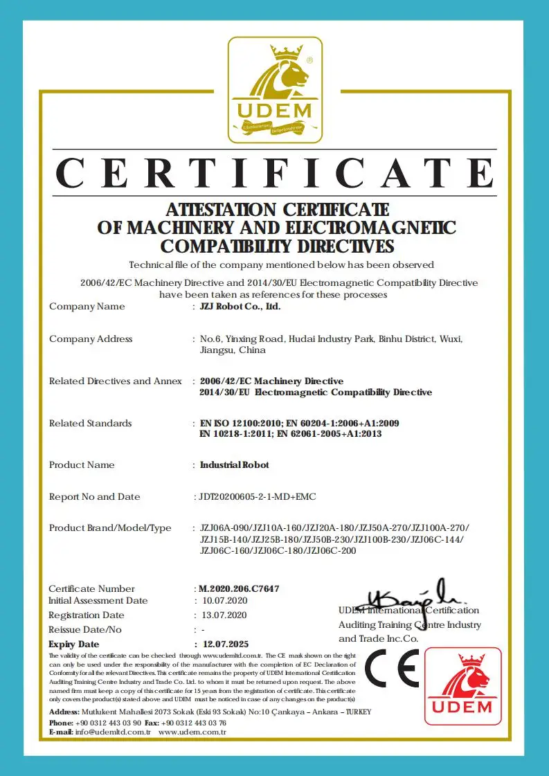 Hot sale automatic 6 axis welding stamping manipulator industrial lifting robot arm