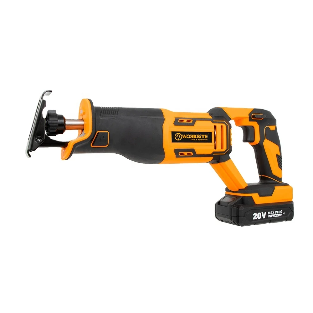 
WORKSITE Reciprocating Saw Battery Power Wood Saw Machine 20V Cordless Reciprocating Saw Tools CRS334 