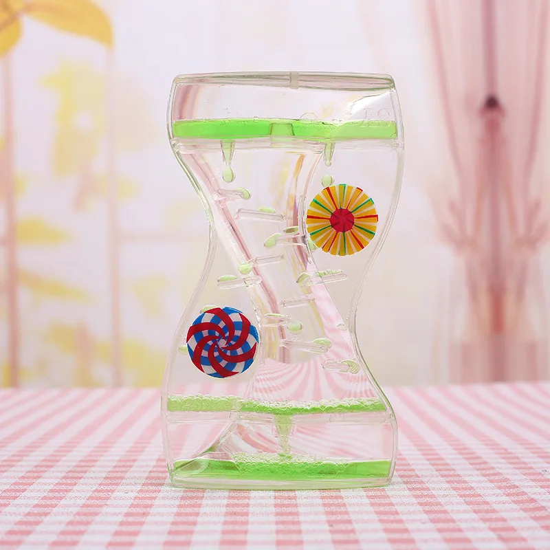 New creative home liquid hourglass decorative ornaments desktop gift wholesale