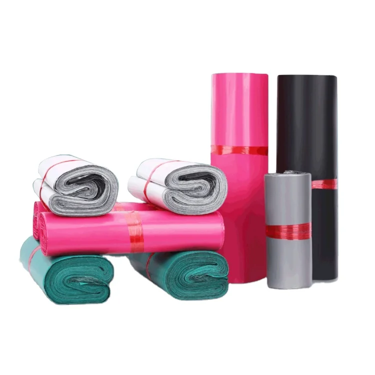 Wholesale custom printed express courier teal green bags shipping package envelope poly mailer