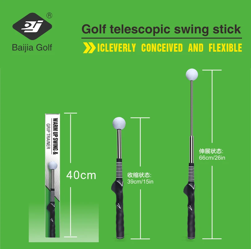 Golf Pop Up Stick Swing Trainer BaiJia