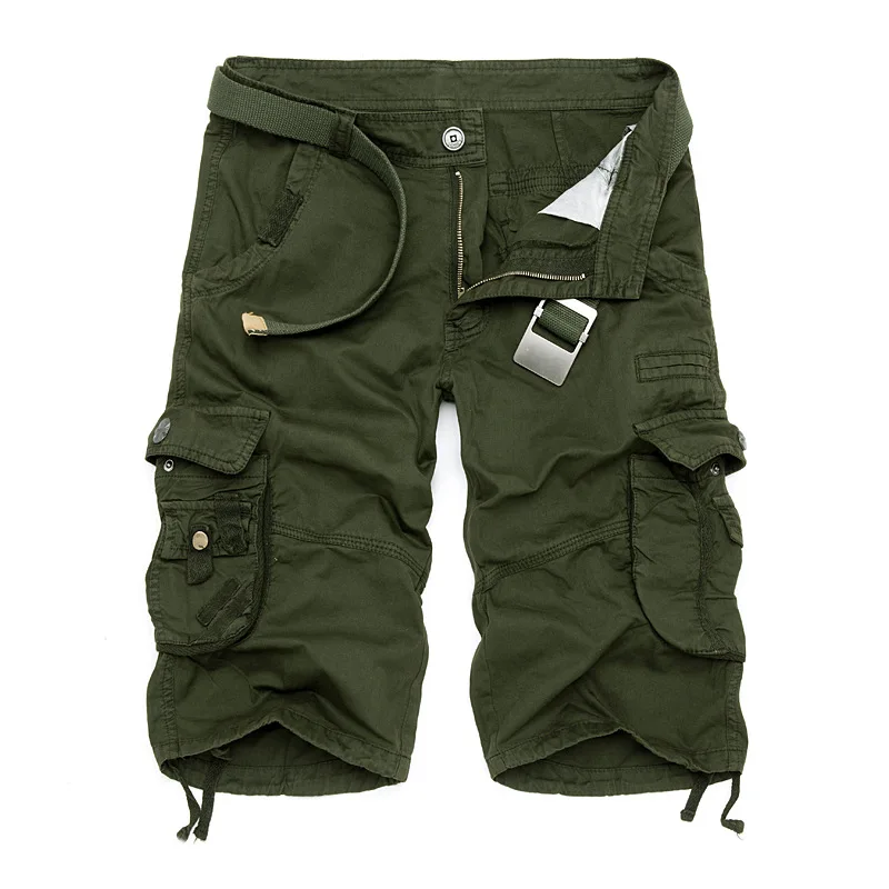 Custom Logo Polyester Shorts Loose Work Shorts Cargo Soft Fabric Work Shorts For Men