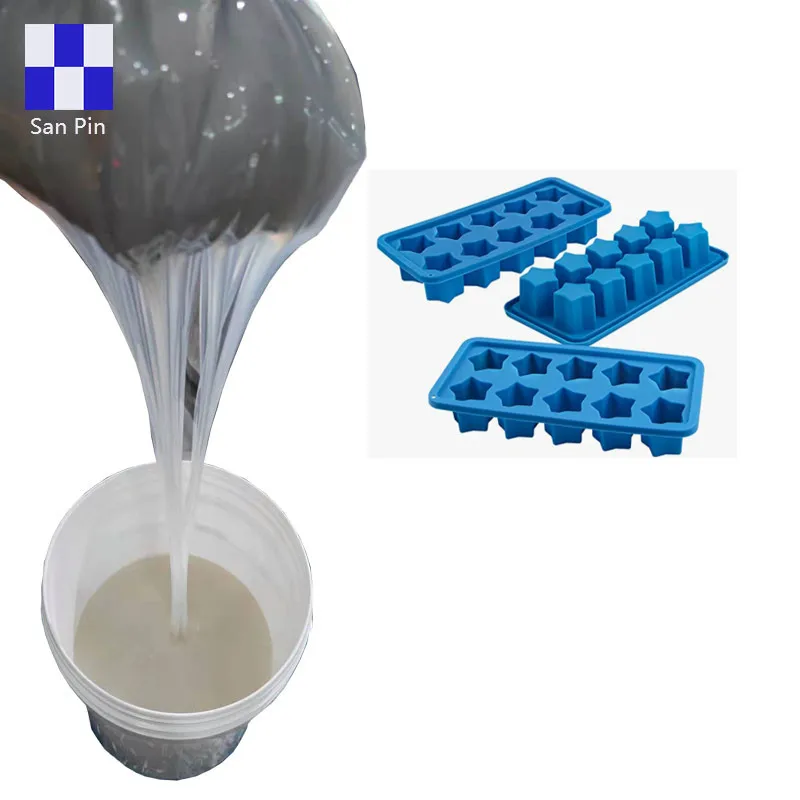 Жидкостная пищевой RTV-2 Жидкая силиконовая резина для льда украшения формы