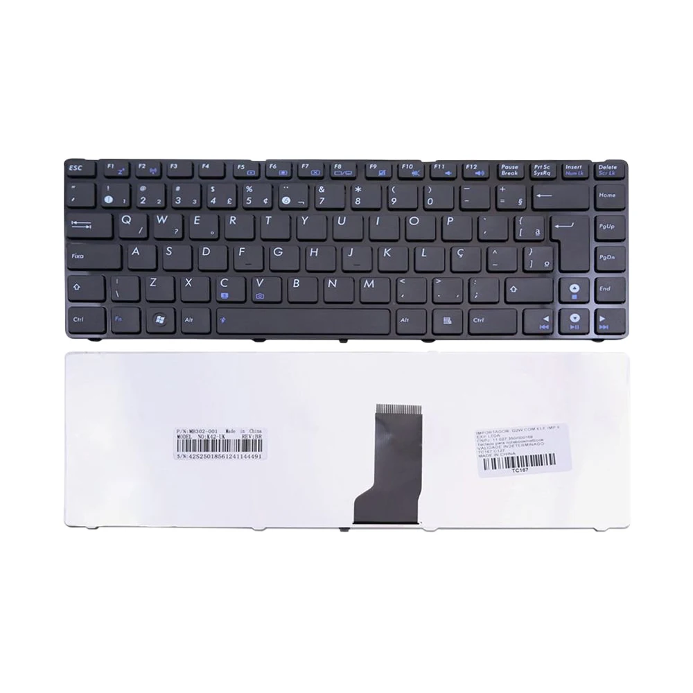 BR Teclado Compatible Notebook Laptop keyboard for ASUS X43 X44H X45A X45C X45U P31 P43 K42