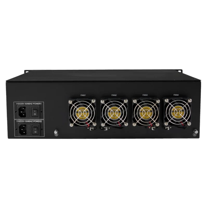 FTTH EDFA WDM 64 ports 22dB High Power Optical Amplifier with SC/UPC input, SC/APC output