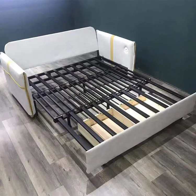 New Style Multi-functional Factory Price Sofa Metal Bed Frame With Pullout Function