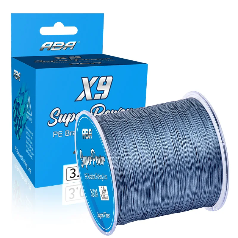 Customized Wholesale fishing wire 9 strands PE 300m braided fishing line